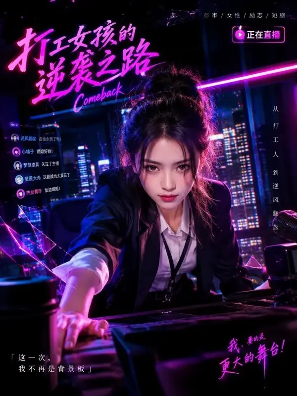 打工人逆袭计划 - 黄豆短剧职场题材短剧封面
