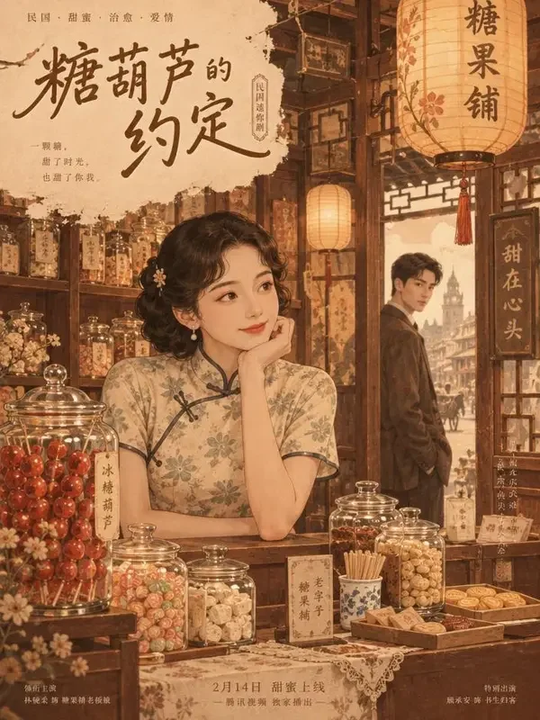 长安有个糖果铺 - 黄豆短剧 口碑榜 口碑榜第 6 名《长安有个糖果铺》封面