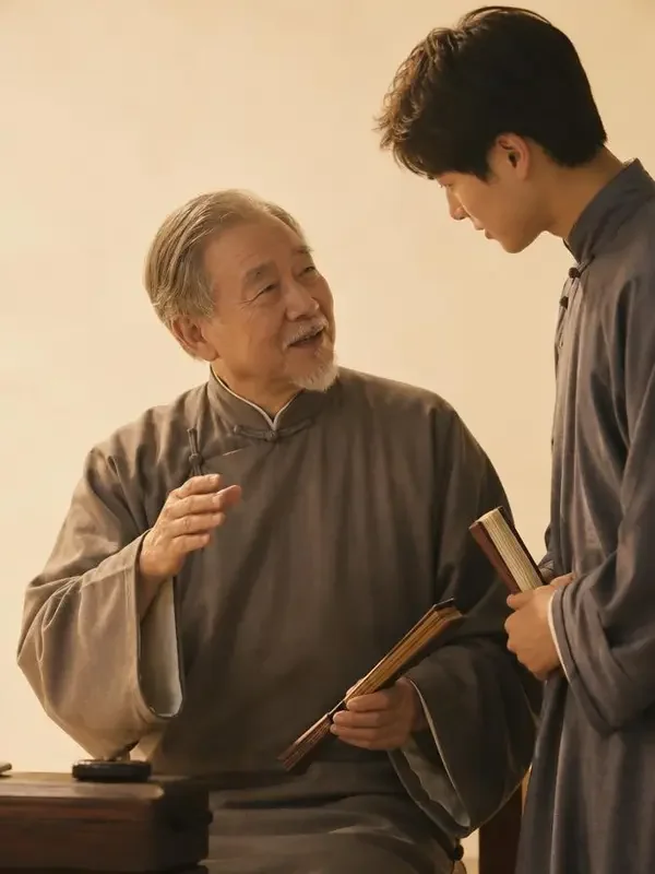 黄豆短剧《老曲·新人》封面 · 传统曲艺