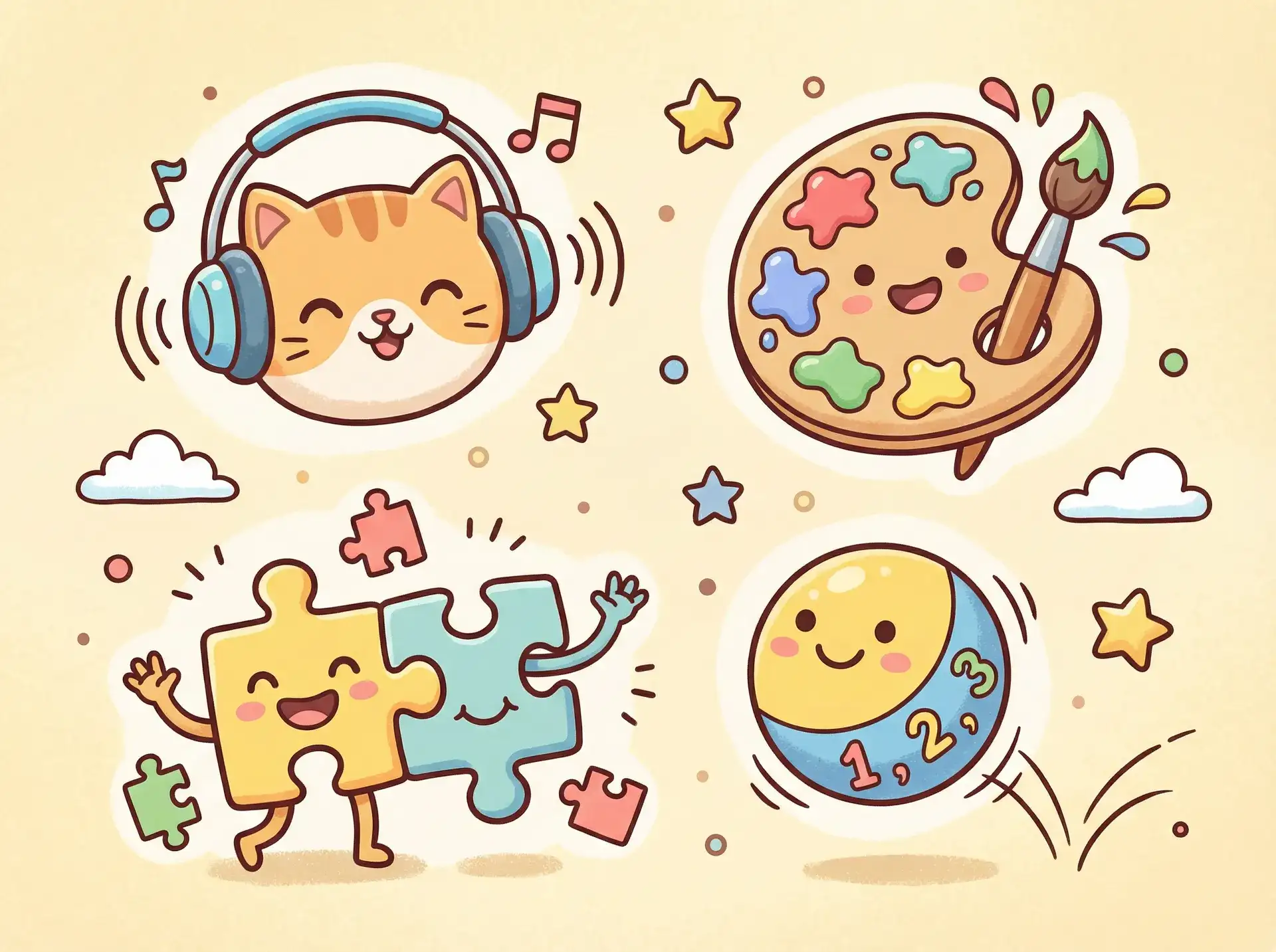 小朋友的手工作品 - 3d里番 益智创作